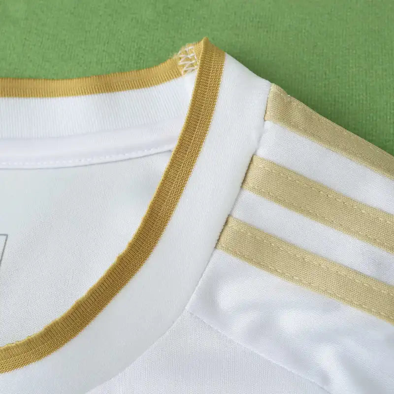 Real Madrid 2024/25 White Gold Dragon Concept Jersey – Luxury Dragon Adidas Fan Version
