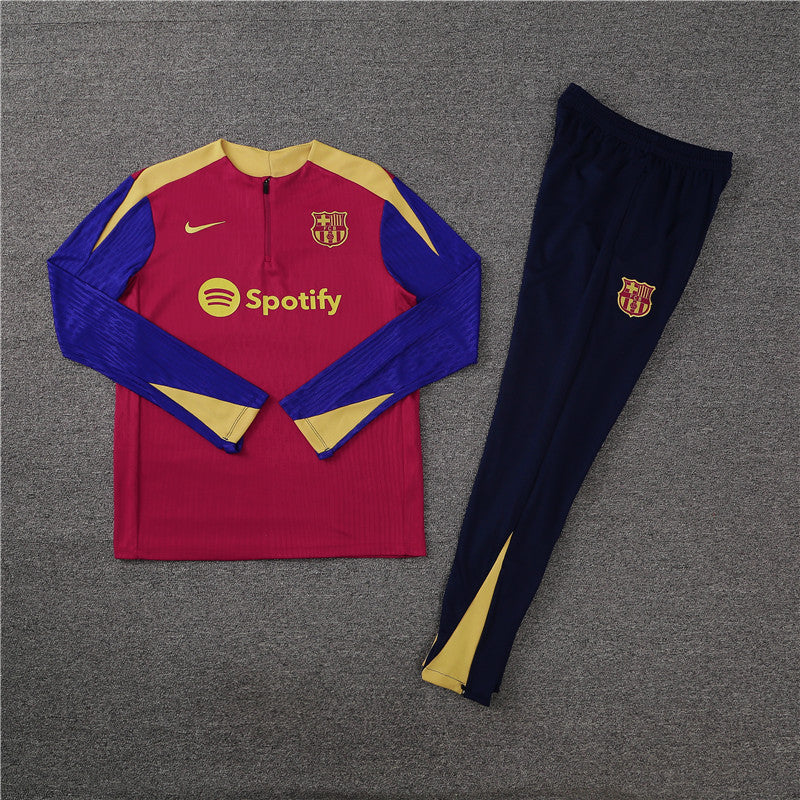 FC Barcelona Training Suit 2024/25 | Red & Blue Tracksuit Set
