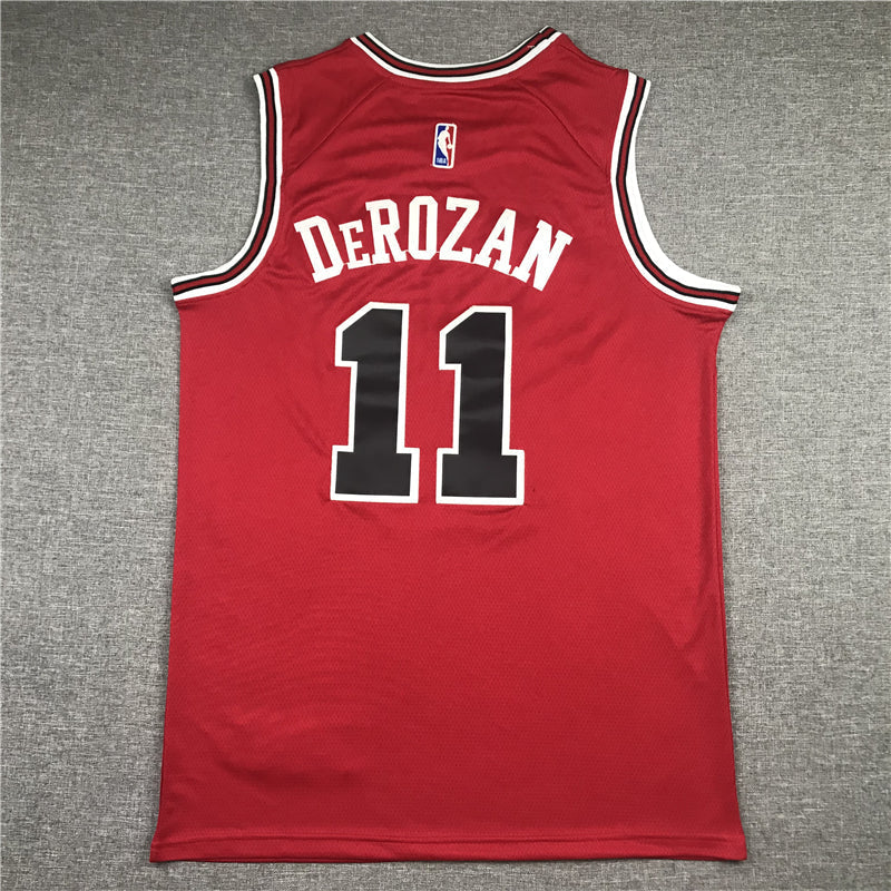 Men's Chicago Bulls DeMar DeRozan #11 Red Fast Break Replica Player Jerseys