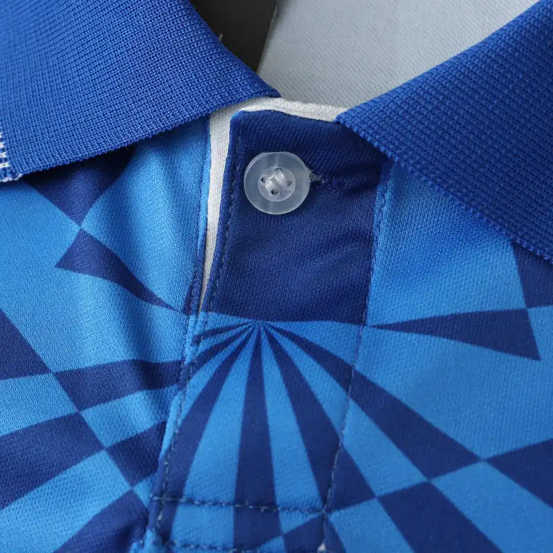 S.S.C. Napoli Home Retro Fan Version 1991/93 – Classic Blue Geometric Football Jersey