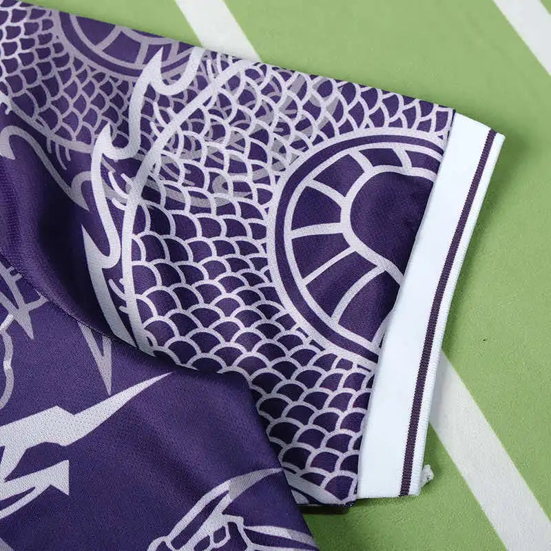 Real Madrid 2023/24 Purple Dragon Memorial Jersey – Deep Purple Silver Adidas Fan Version