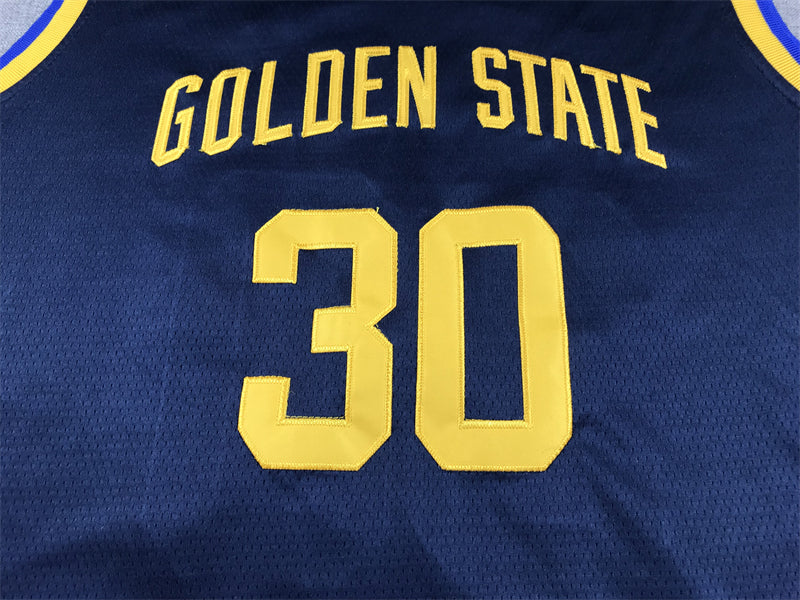 Stephen Curry #30 Golden State Warriors Jordan Brand Navy Statement Edition Swingman Jersey