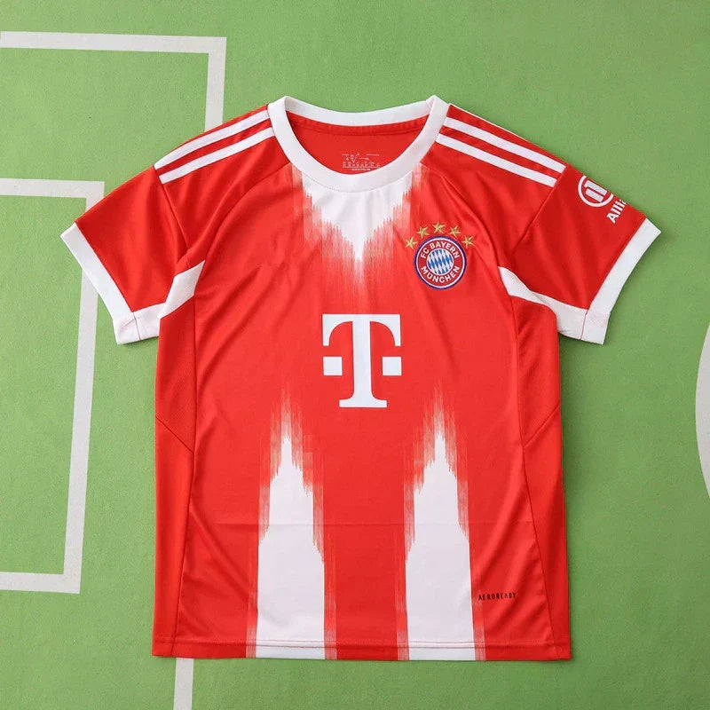 FC Bayern München Home Kids Kit 2025/26 – Official Style Children Football Set
