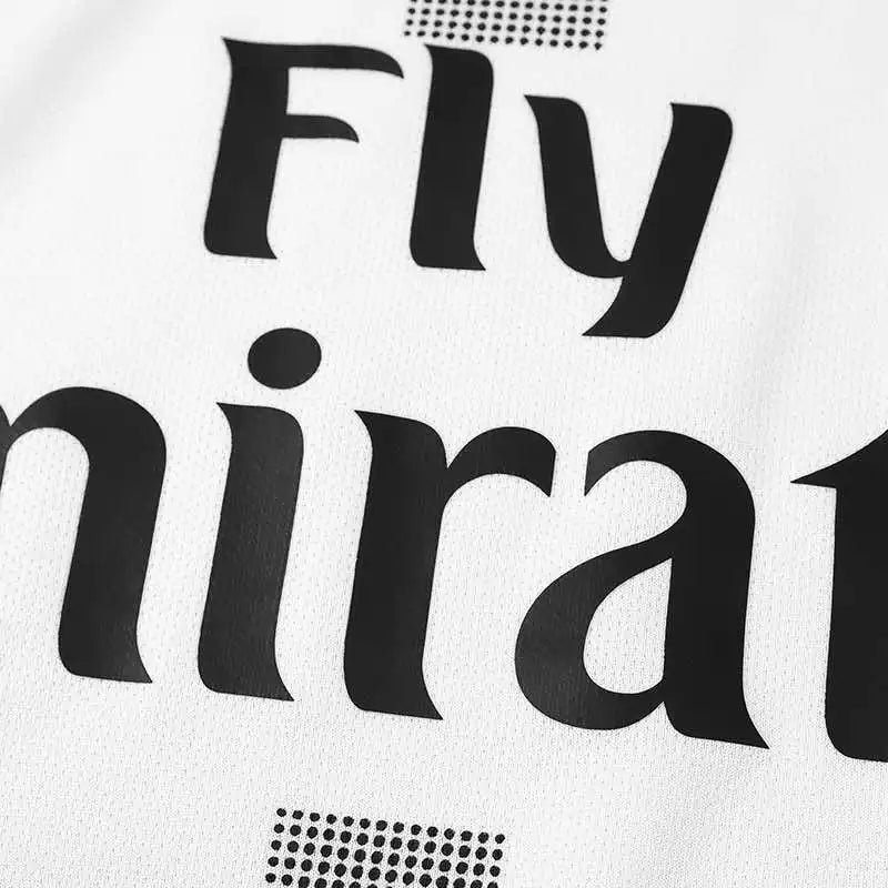 PSG 2018/19 Champions League Away Jersey – White Jordan Brand Neymar Mbappe Fan Version