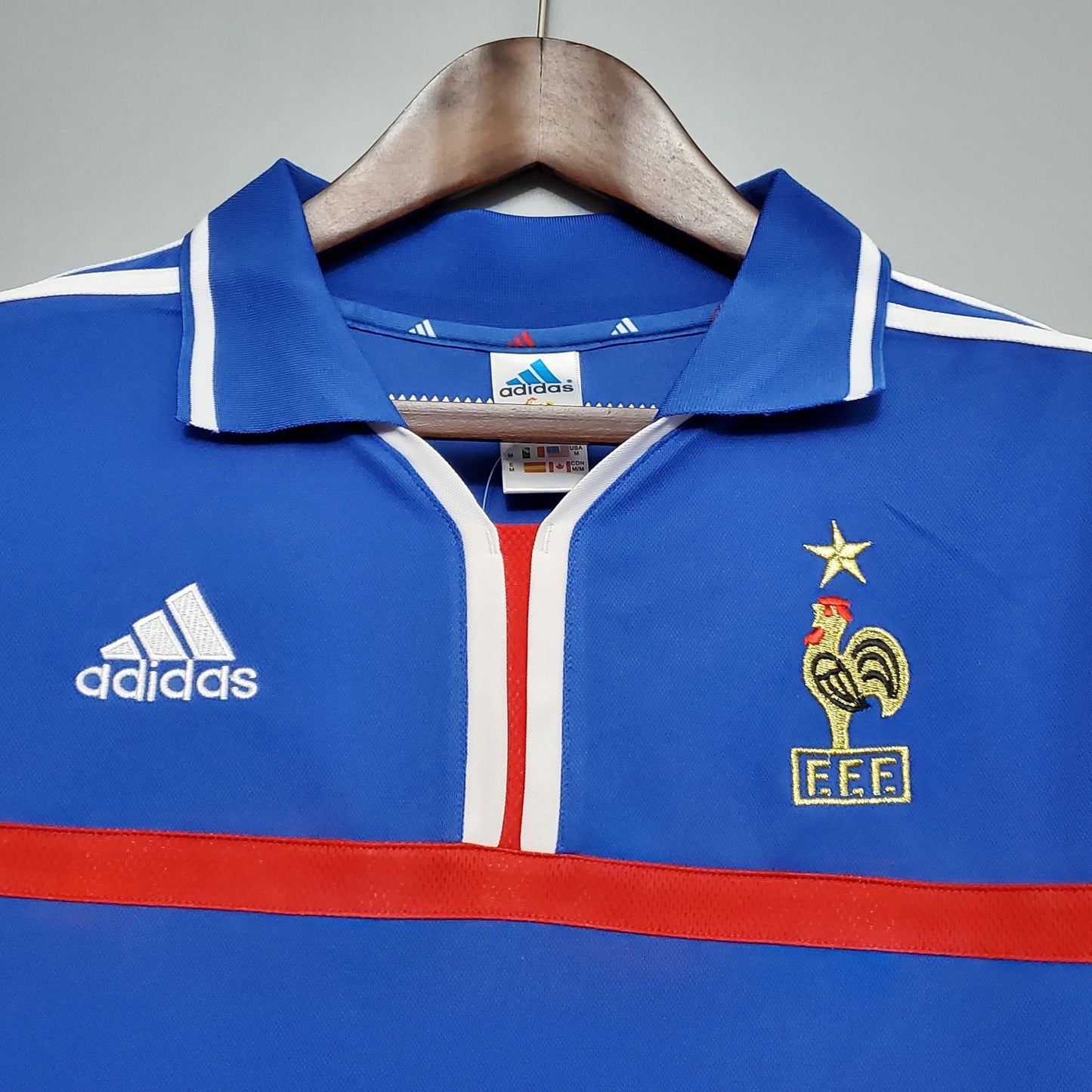 France 2000 Home Retro Jersey – Euro 2000 Winners Adidas Blue One Star Kit | Zidane Era Les Bleus
