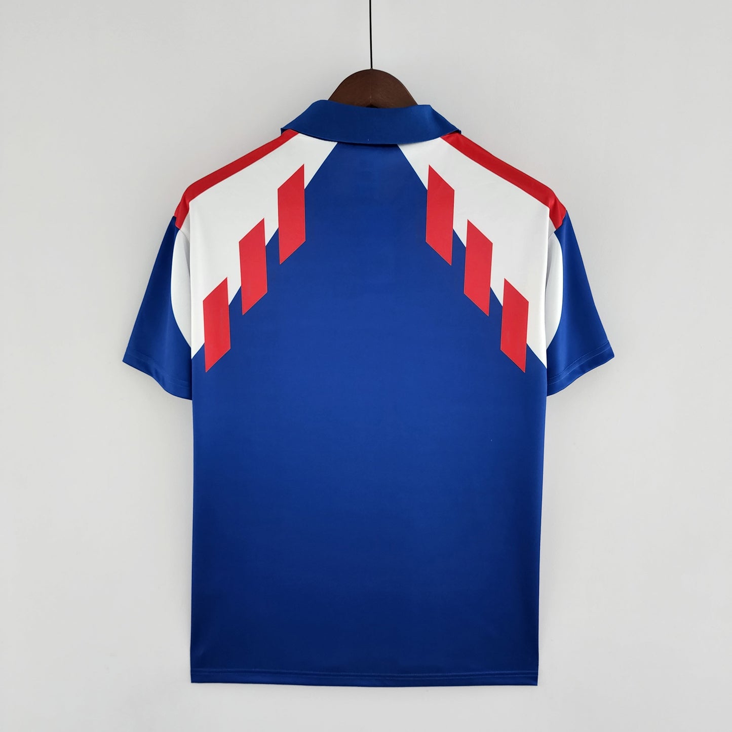France 1990 Home Retro Jersey – Italia 90 Adidas Blue Zigzag Panel Kit | Les Bleus Classic