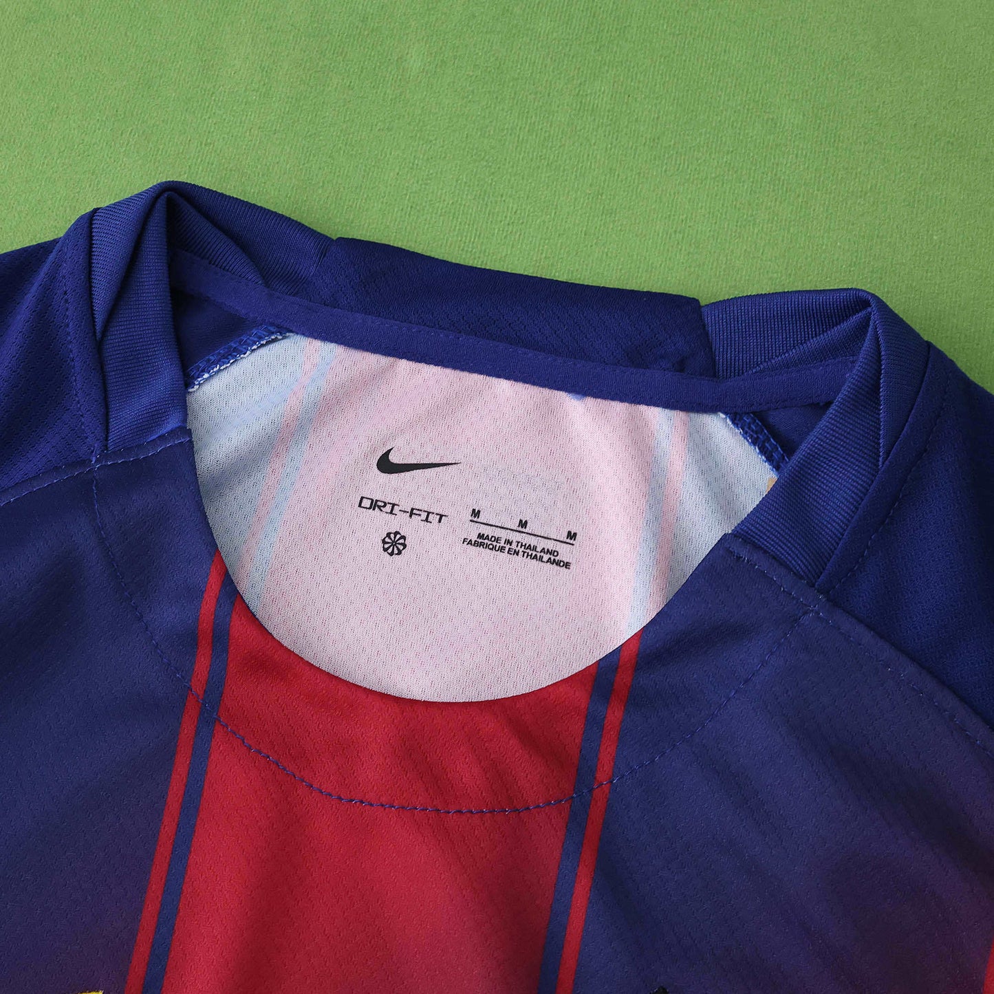 FC Barcelona Home Player Version Jersey 2025/26 — Blue Red Stripe with Ambilight TV & Custom Name
