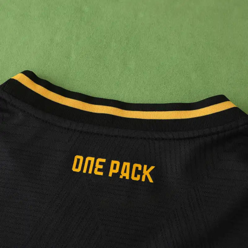 Wolverhampton Wanderers Away Fan Version 2024/25 – Black & Gold Premier League Football Jersey | Wolves SUDU Kit