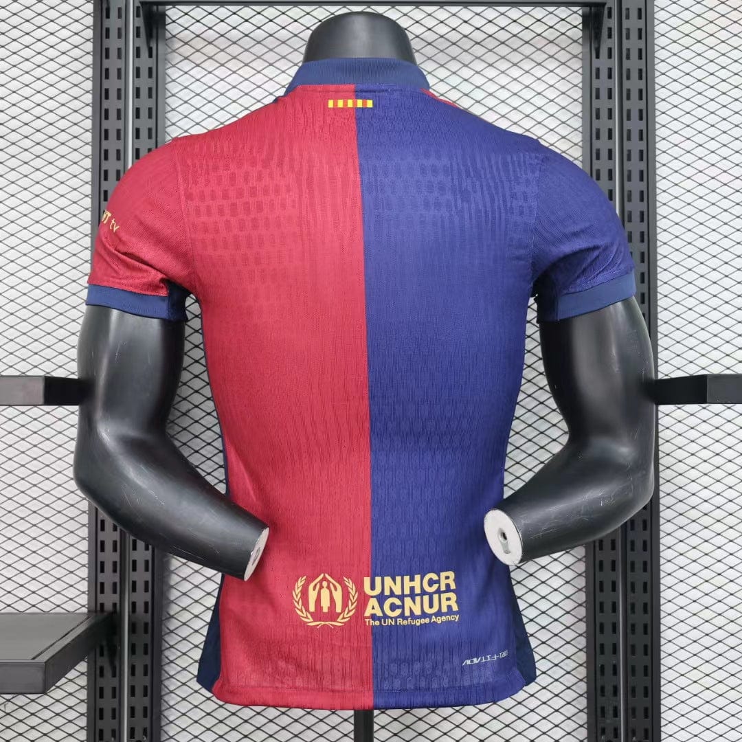2024/25 FC Barcelona Home Player Version Jersey - Men's
