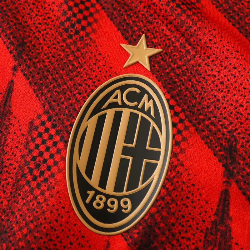 A.C. Milan Cathedral Player Version Soccer Jersey 2024/25 – Duomo di Milano Special Edition