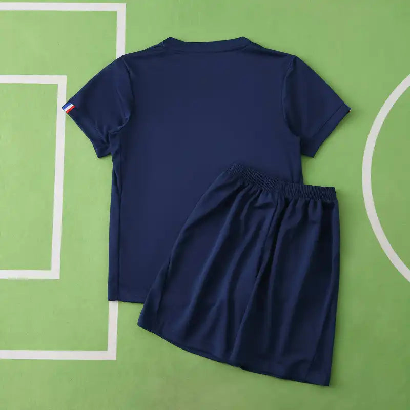 PSG Home Kids Kit 2025/26 | Youth Football Set | Kvaratskhelia Hakimi Doué G.Ramos & More