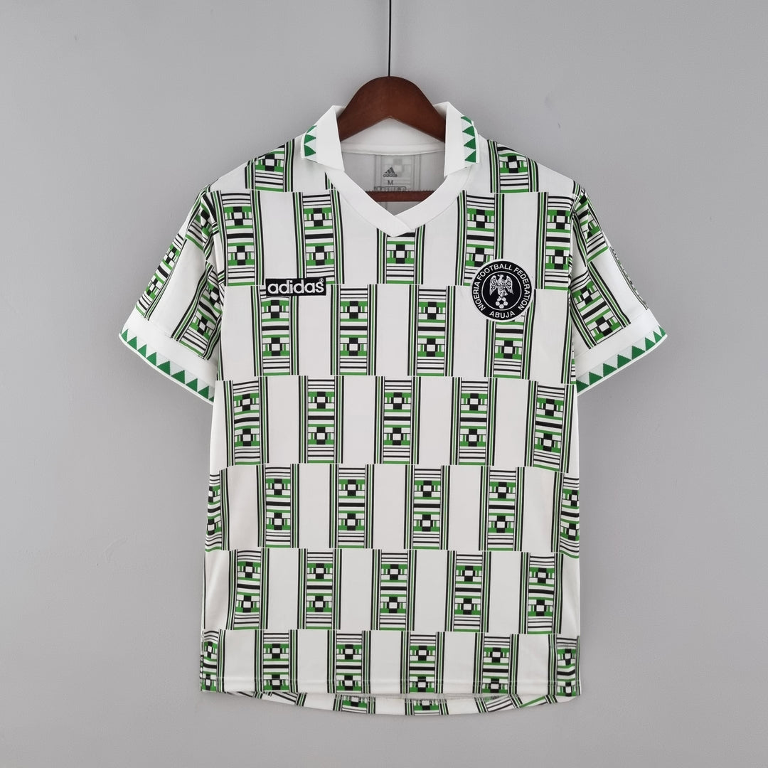 Nigeria 1994 Away Retro Soccer Jersey – Adidas Super Eagles World Cup Kit