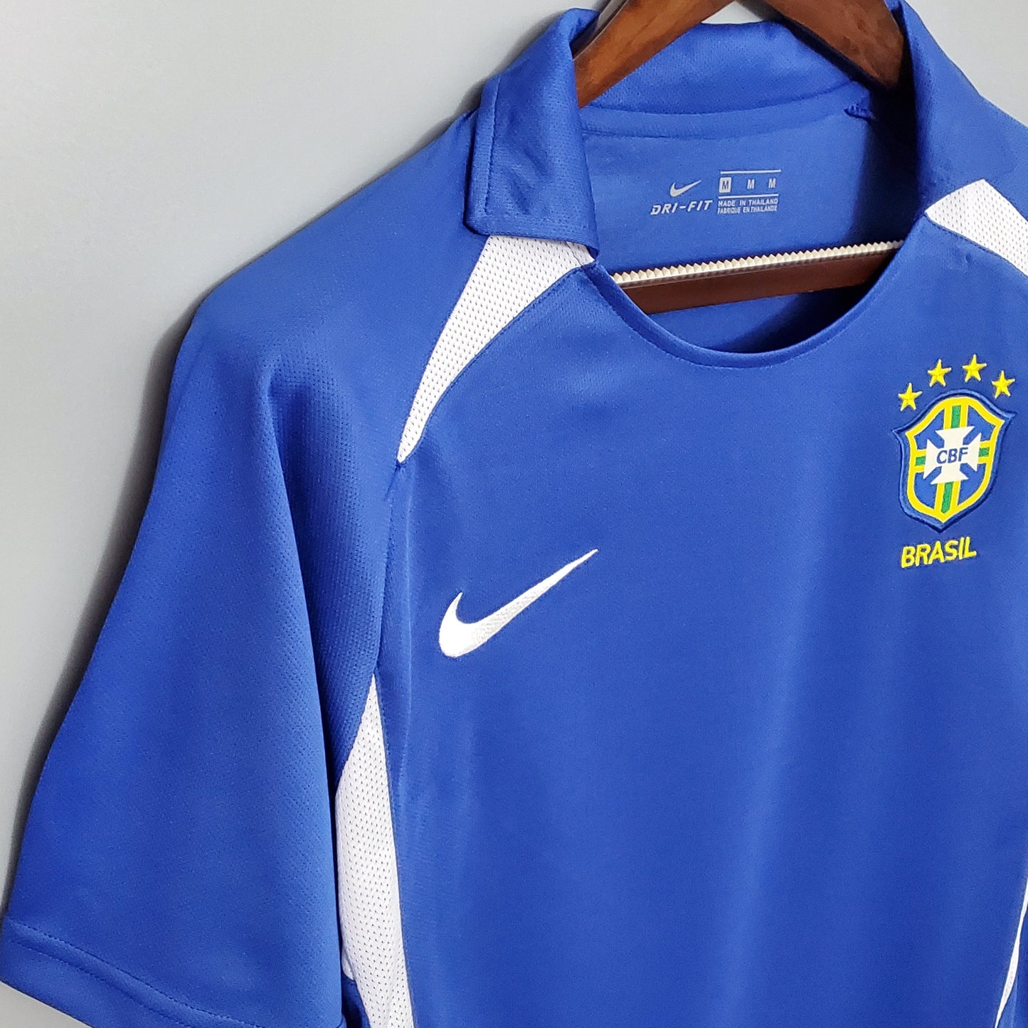 Brazil 2002 World Cup Away Retro Soccer Jersey – Nike CBF Ronaldo Ronaldinho Rivaldo Roberto Carlos Kaka