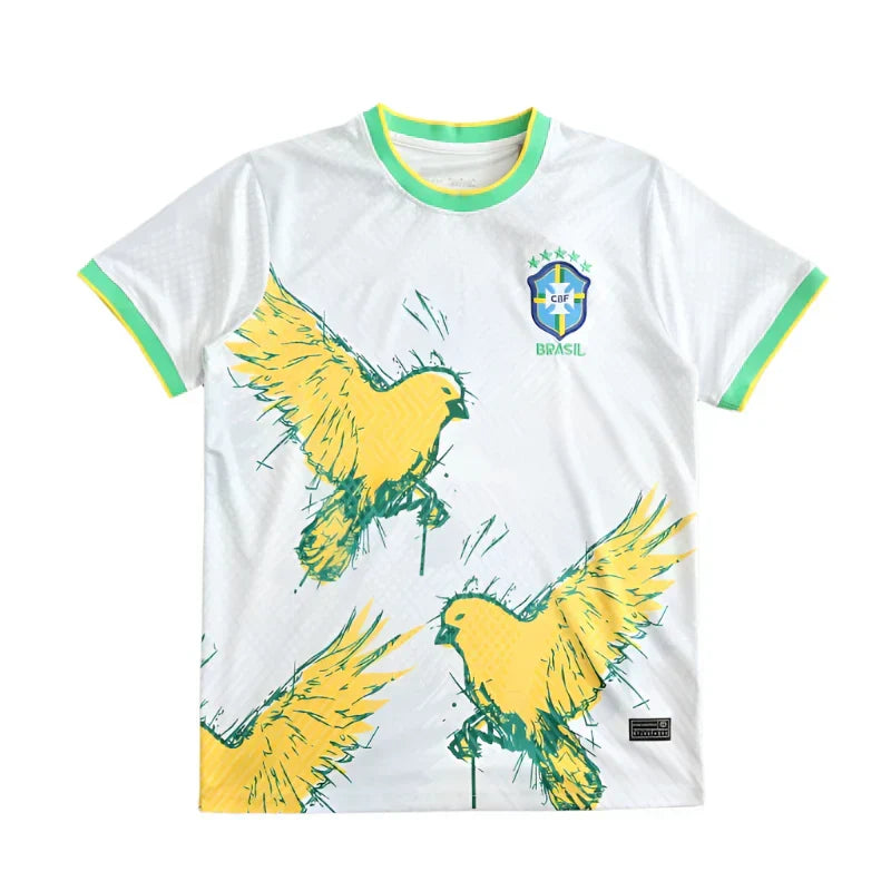 Brazil 2024 ‘Little Yellow Bird’ Gabriel Jesus Edition – Men's Football Jersey | Fan Version