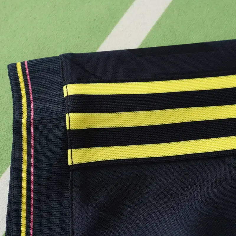 Juventus F.C. Retro Collaboration Polo Fan Jersey 2024/25 — Navy Asymmetric Stripe Edition