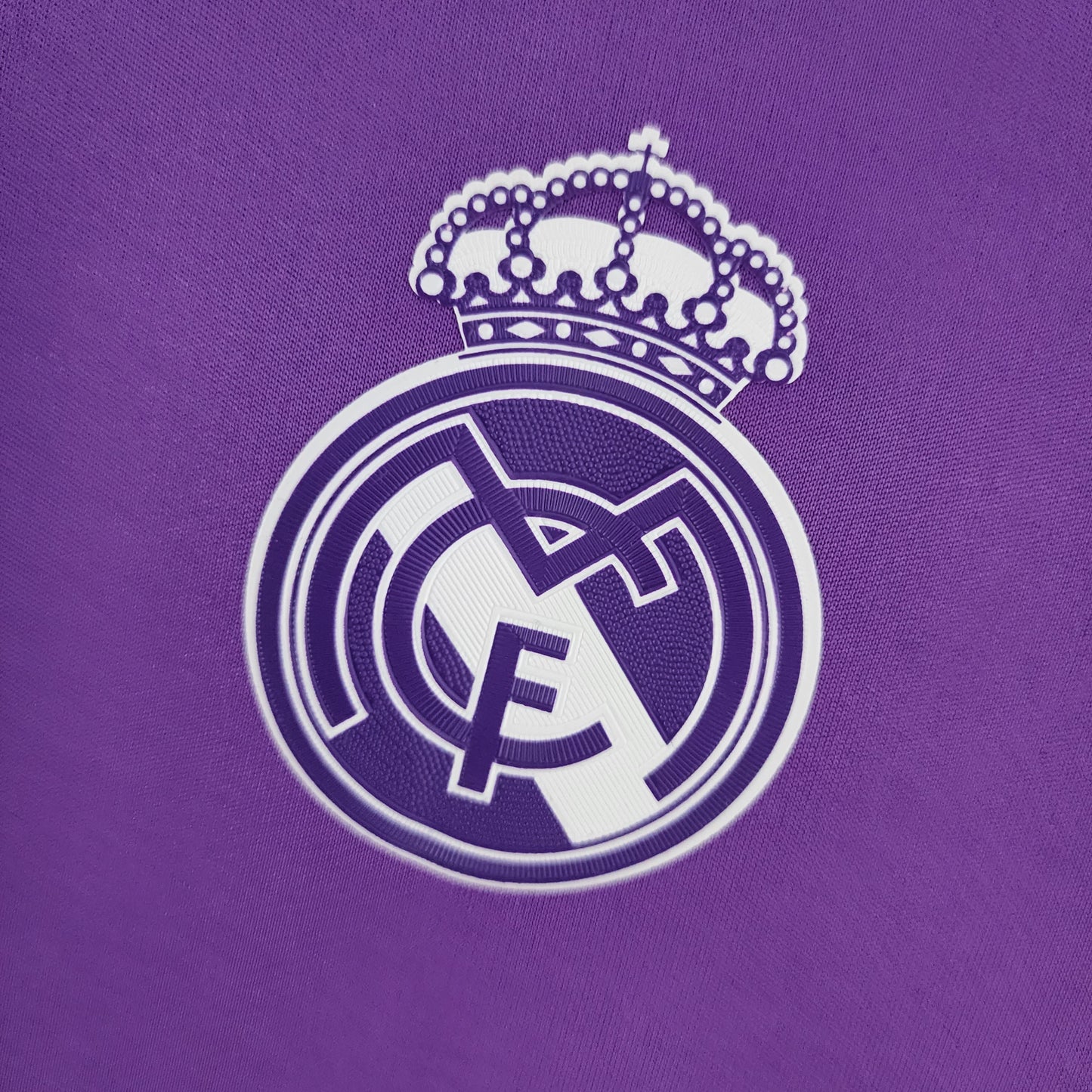 Real Madrid 2016-17 Away Purple Jersey – Adidas Purple White Crew Neck Three Stripes Fly Emirates Climacool Ronaldo Benzema Modric Ramos Bale Kroos Champions League Fan Version Football Shirt