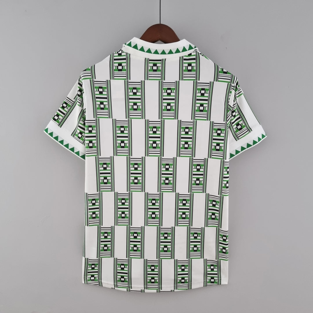 Nigeria 1994 Away Retro Soccer Jersey – Adidas Super Eagles World Cup Kit