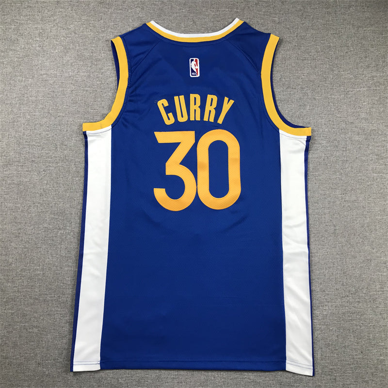 Stephen Curry #30 Golden State Warriors Nike 2022-23 Royal Blue Icon Edition Bay Bridge Fast Break Replica Jersey