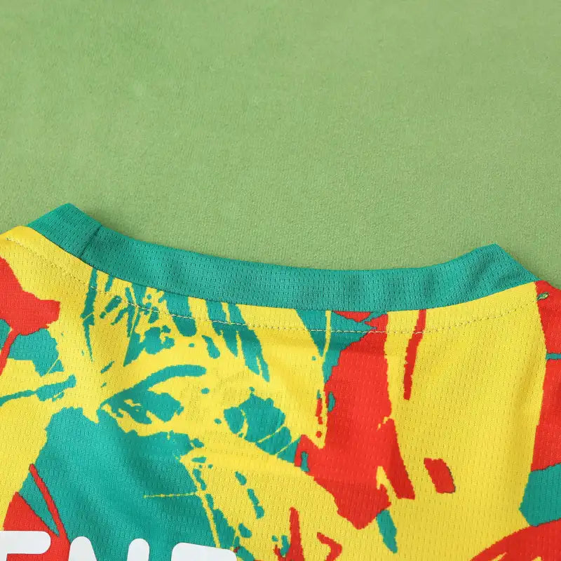 Senegal National Team 2025/26 Training Jersey – Tropical Leaf Print | Puma | Teranga Lions Fan Top