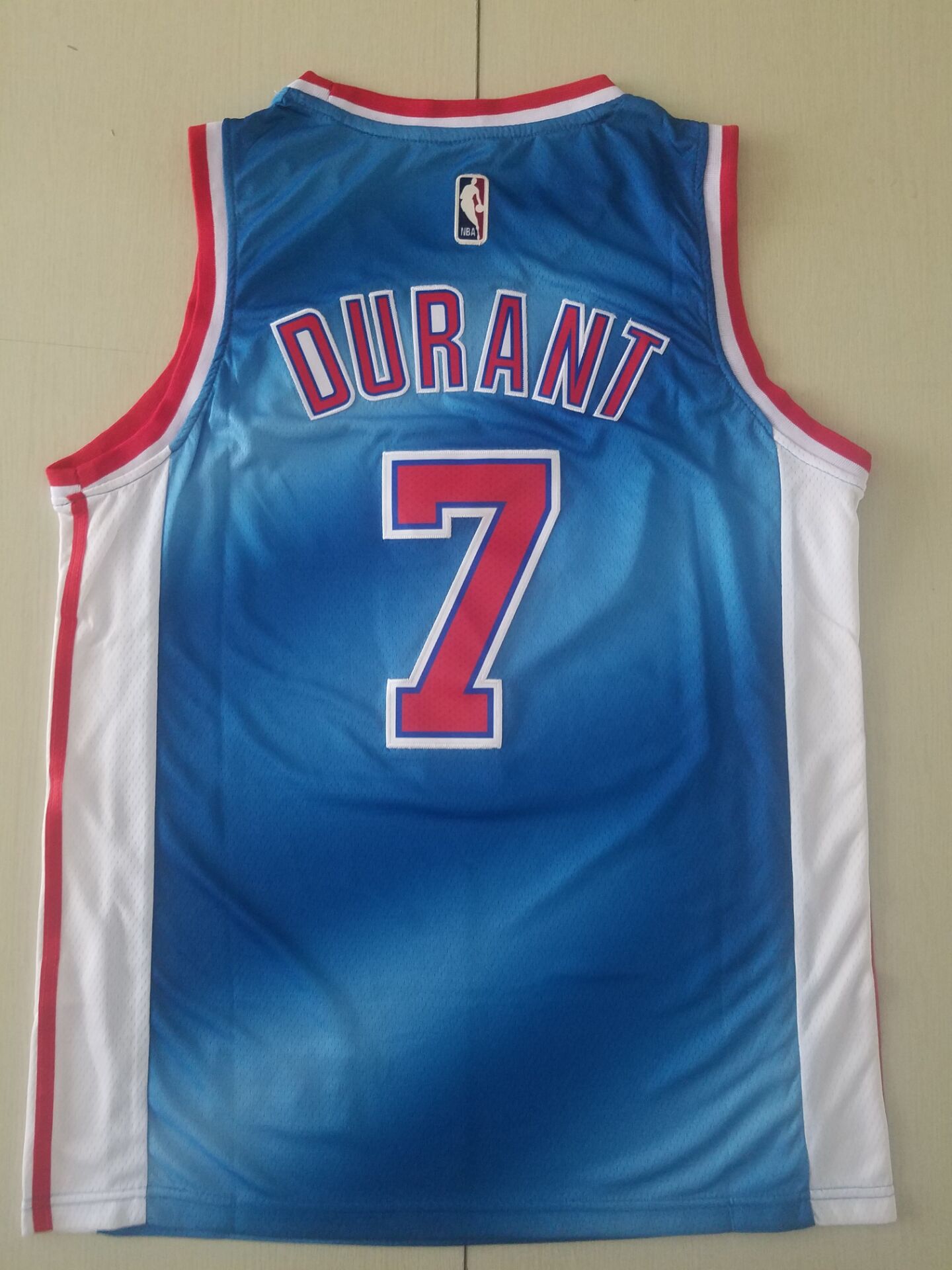 Men's Brooklyn Nets Kevin Durant #7 Blue Swingman Player Jerseys