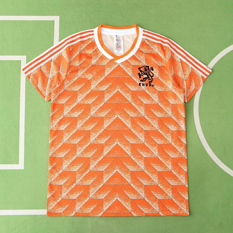 Netherlands National Team 1988 Home Retro Jersey – Orange Euro Champion Fan Version