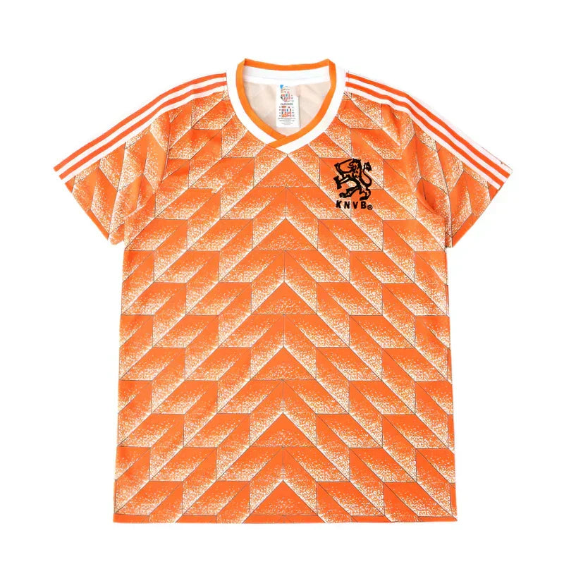Netherlands National Team 1988 Home Retro Jersey – Orange Euro Champion Fan Version