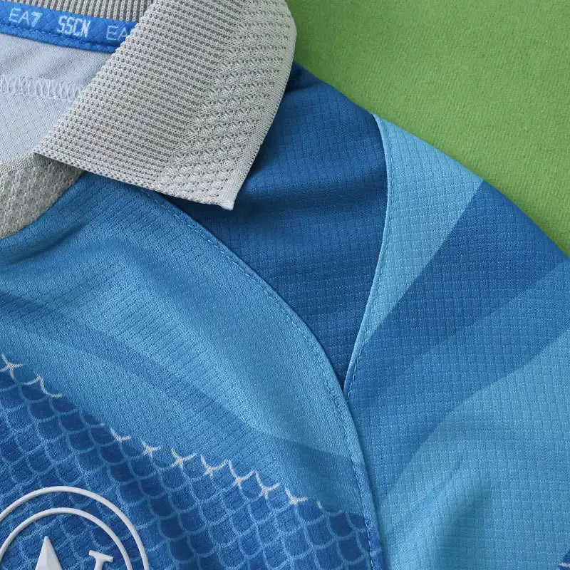 S.S.C. Napoli Fourth Kit Fan Version 2024/25 – Sky Blue EA7 Football Jersey