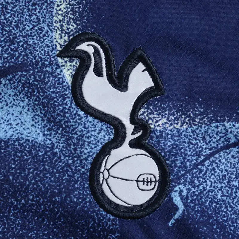 Tottenham Hotspur Training Shirt Fan Version 2024/25 – Navy Blue All-Over Bubble Print Pre-Match Top