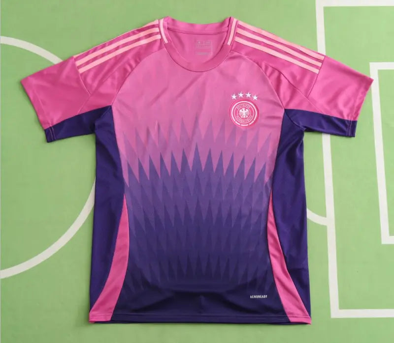 Germany National Team UEFA Away Fan Version Jersey 2024 – Purple & Pink Euro 2024 Football Shirt