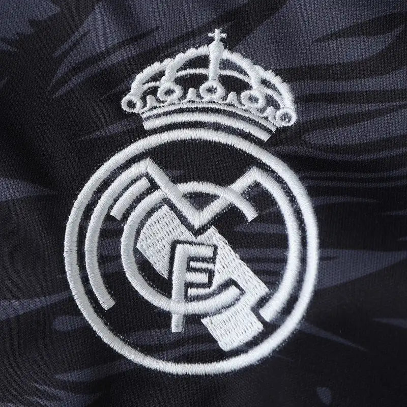 Real Madrid 2024/25 Black Pink Dragon Concept Jersey – Black Rose Adidas Fan Version