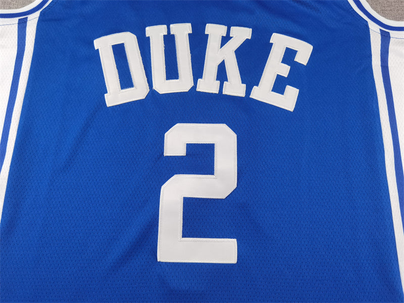 Cooper Flagg #2 Duke Blue Devils Royal Blue Game Replica Basketball Jersey – NCAA ACC