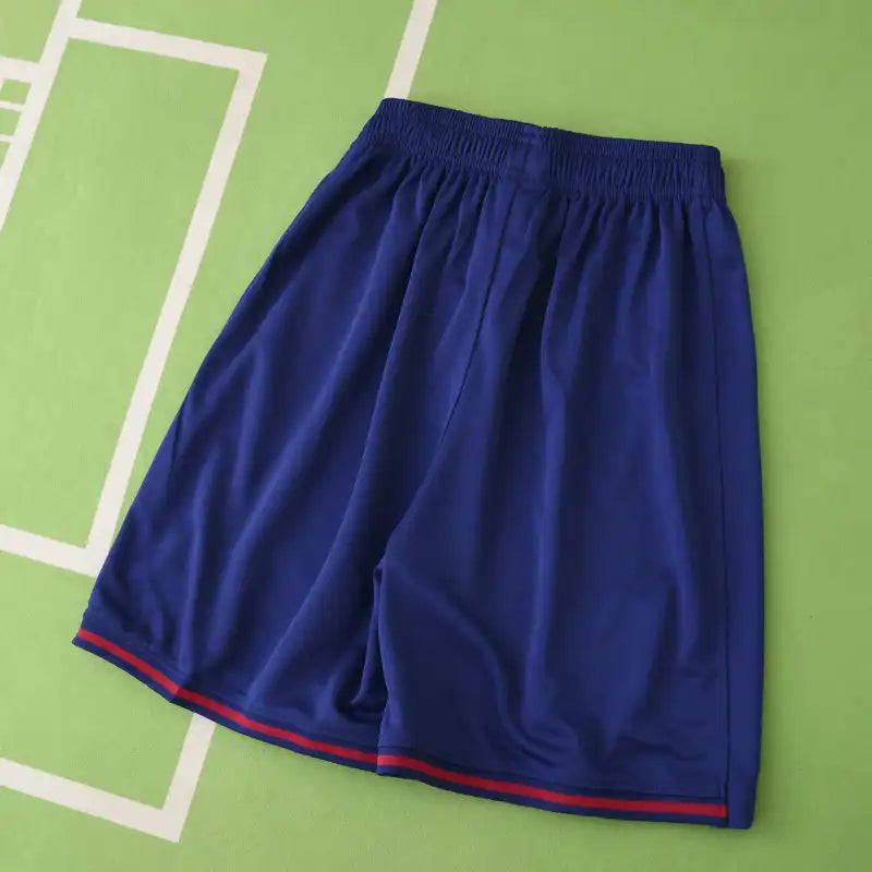 FC Barcelona Home Shorts 2025/26 — Navy Blue FCB Badge Men's Football Match Shorts