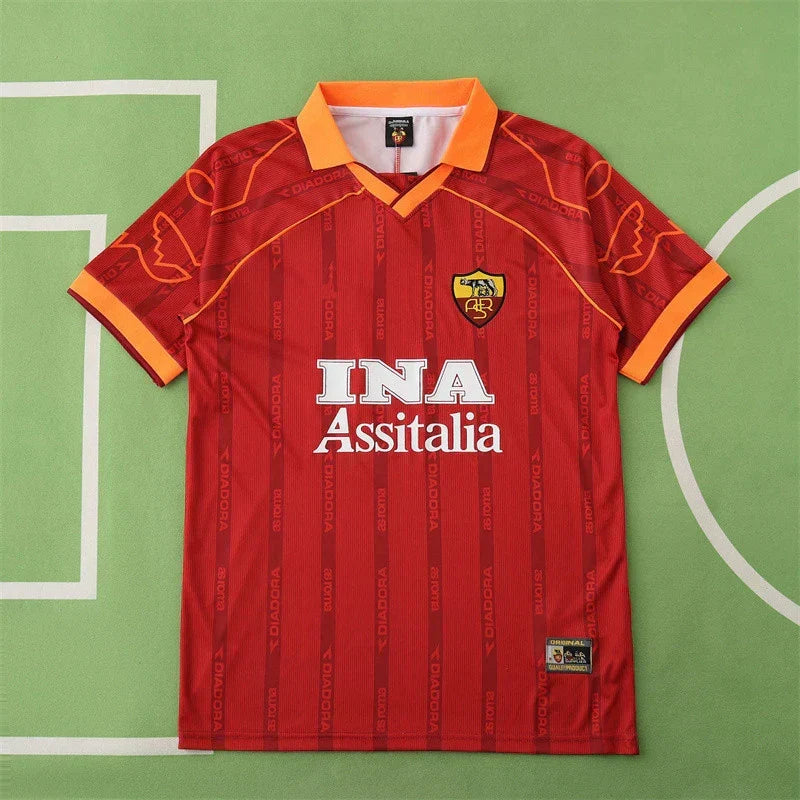A.S. Roma Home Retro Fan Version 1999/00 Soccer Jersey