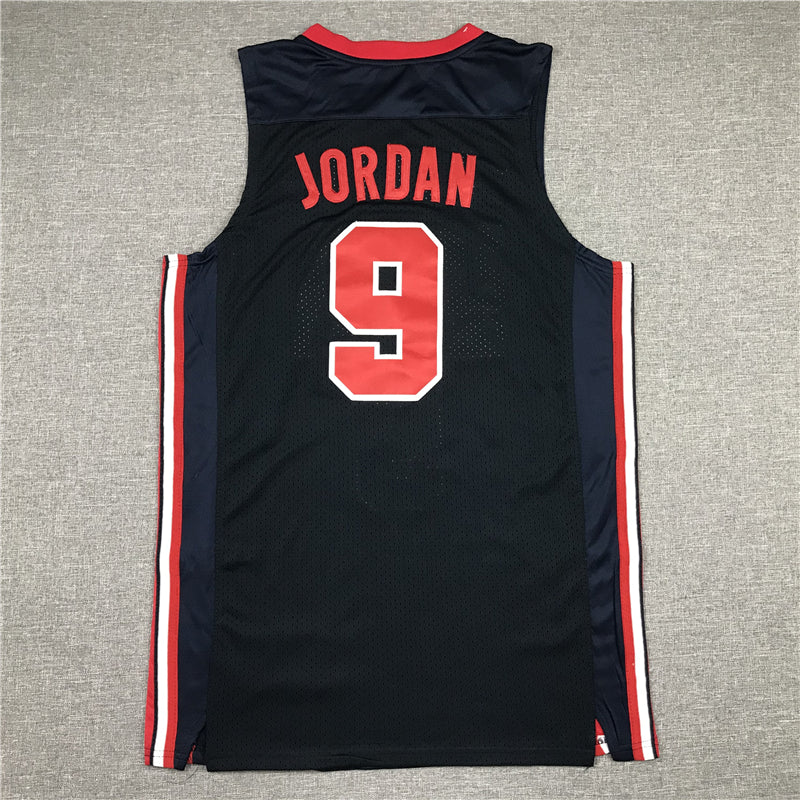 Michael Jordan #9 Team USA Nike 1992 Barcelona Olympics Dream Team Navy Road Swingman Jersey