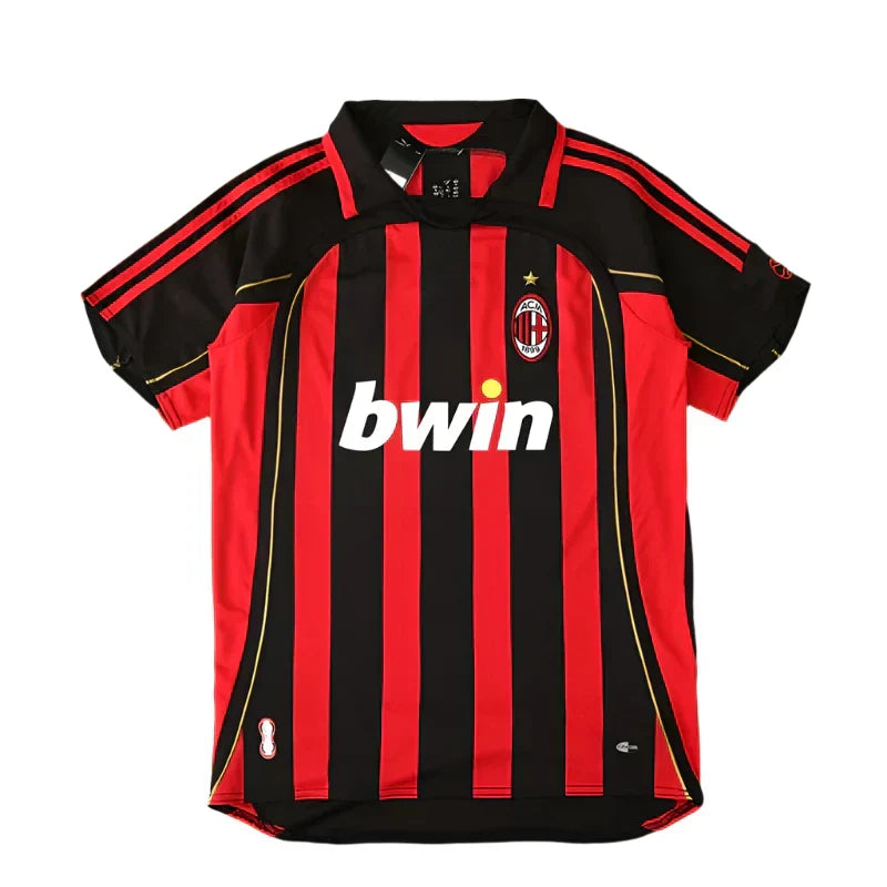 A.C. Milan Away Retro Soccer Jersey 2006/07 – Customizable Name & Number | Kaká #22