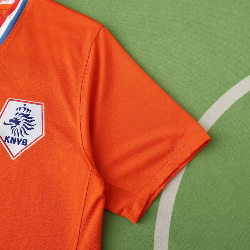 Netherlands National Team 2008 Home Retro Jersey – Orange Euro 2008 Fan Version