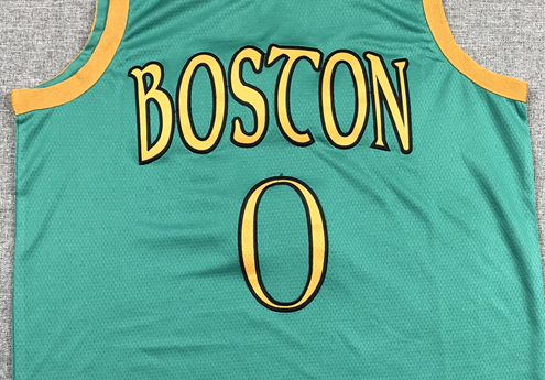 Men's Boston Celtics Jayson Tatum #0 NBA Green Swingman Player Jerseys