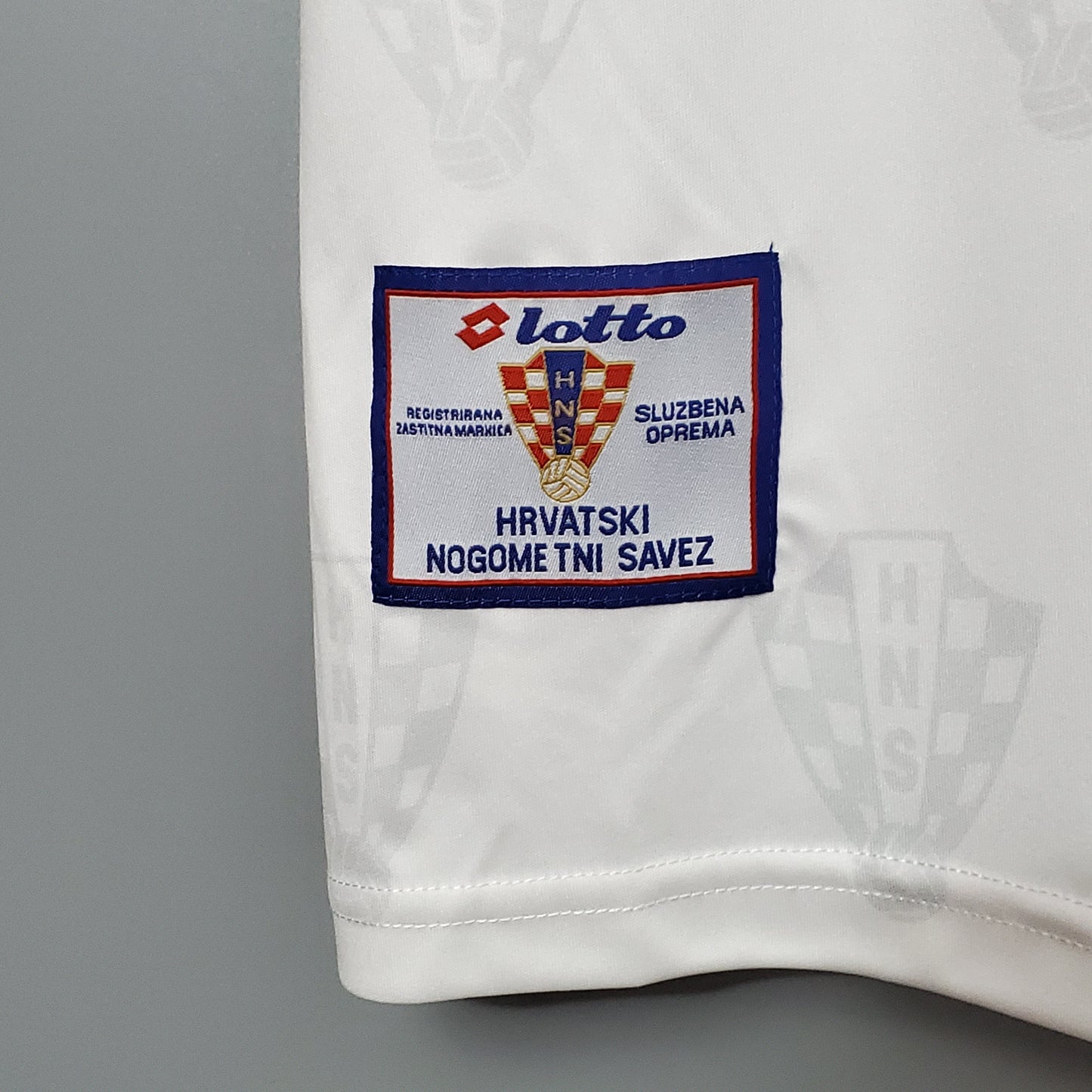 Croatia 1998 Home Retro Soccer Jersey – Lotto HNS Checkerboard World Cup Third Place Kit