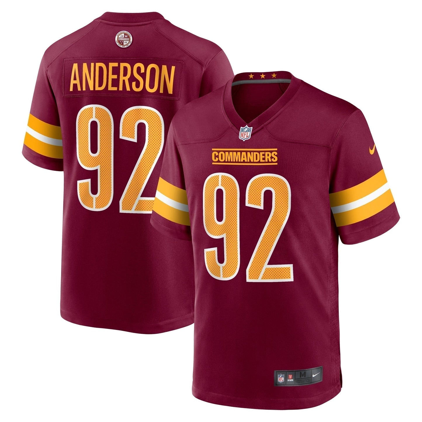 Abdullah Anderson Washington Commanders JERSEY