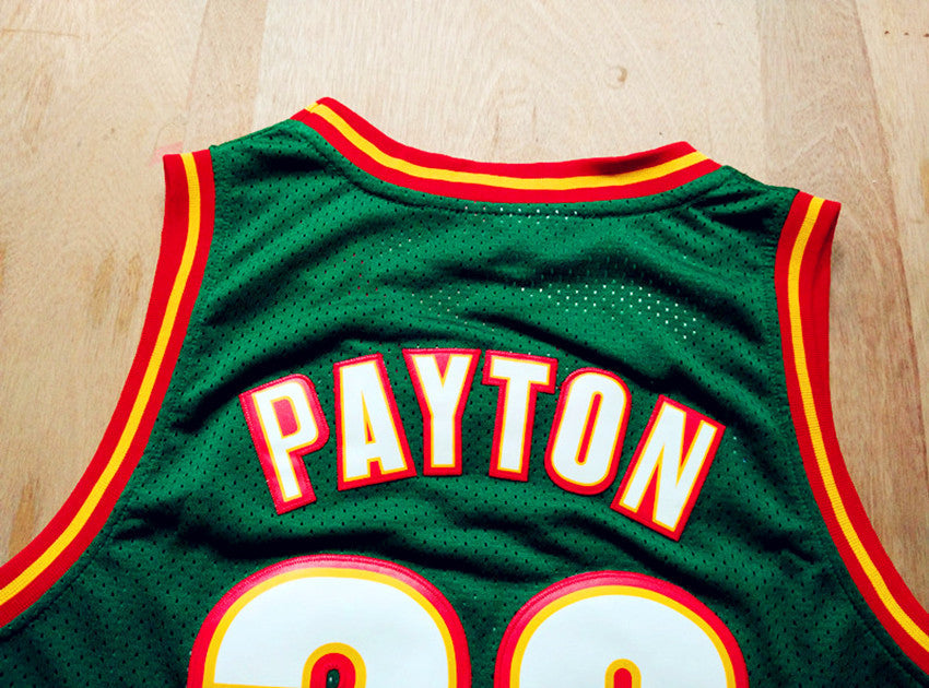 Gary Payton #20 Seattle SuperSonics Green 1995-96 Hardwood Classics Swingman Jersey – Mitchell & Ness Red Side Panel