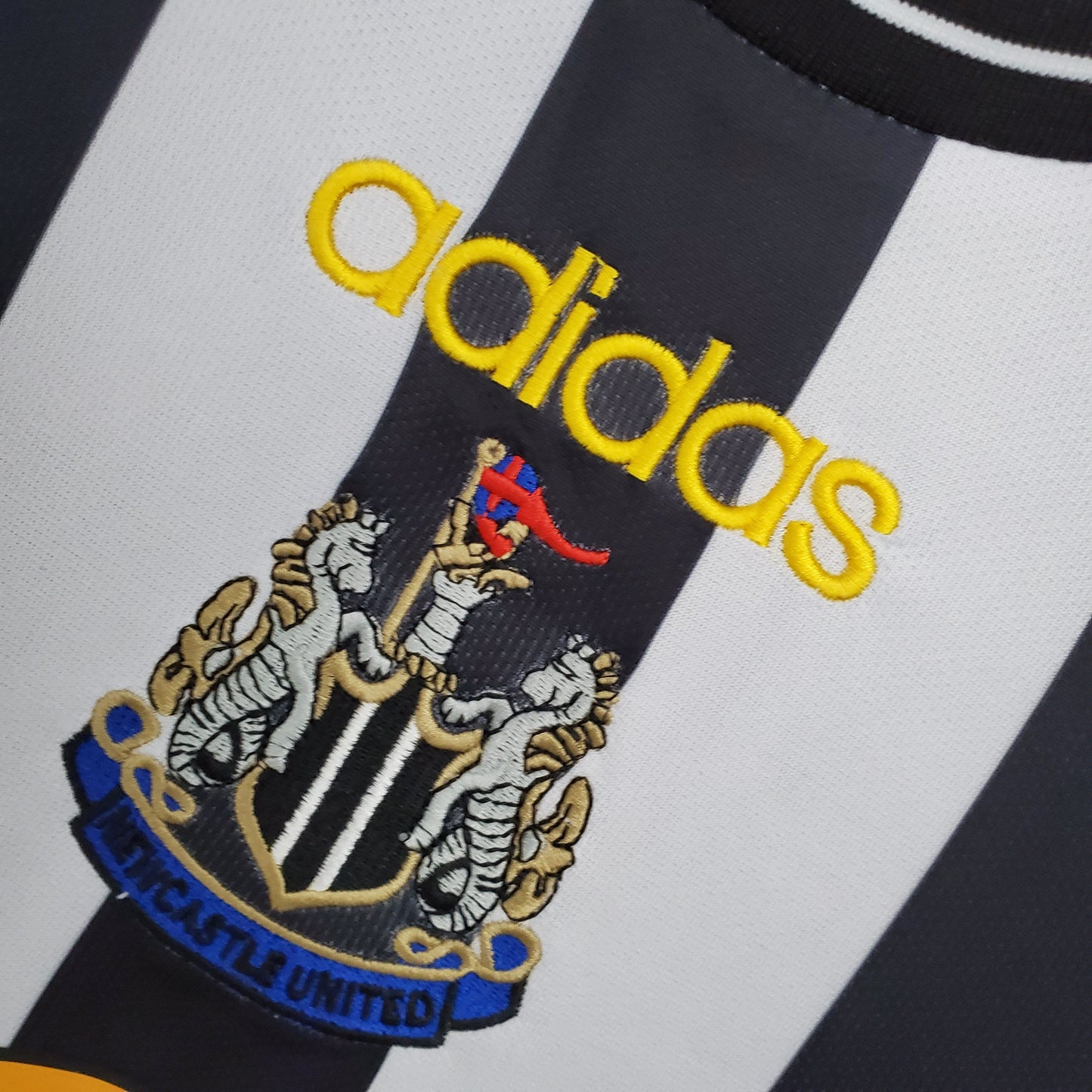 Newcastle United 1997-99 Home Retro Jersey – Classic Black & White Adidas Kit