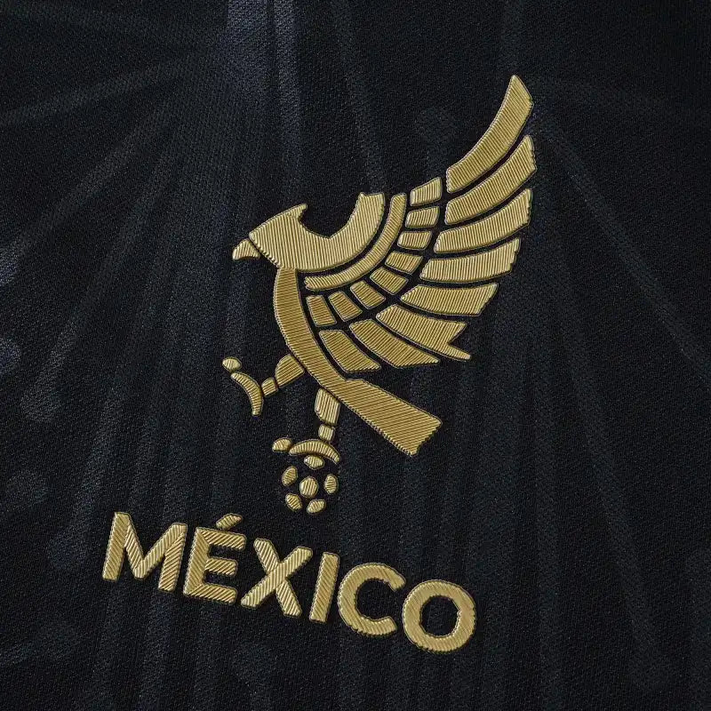 Mexico México de Oro Concept Fan Version Jersey 2025/26 – Black Gold Adidas Originals Football Shirt