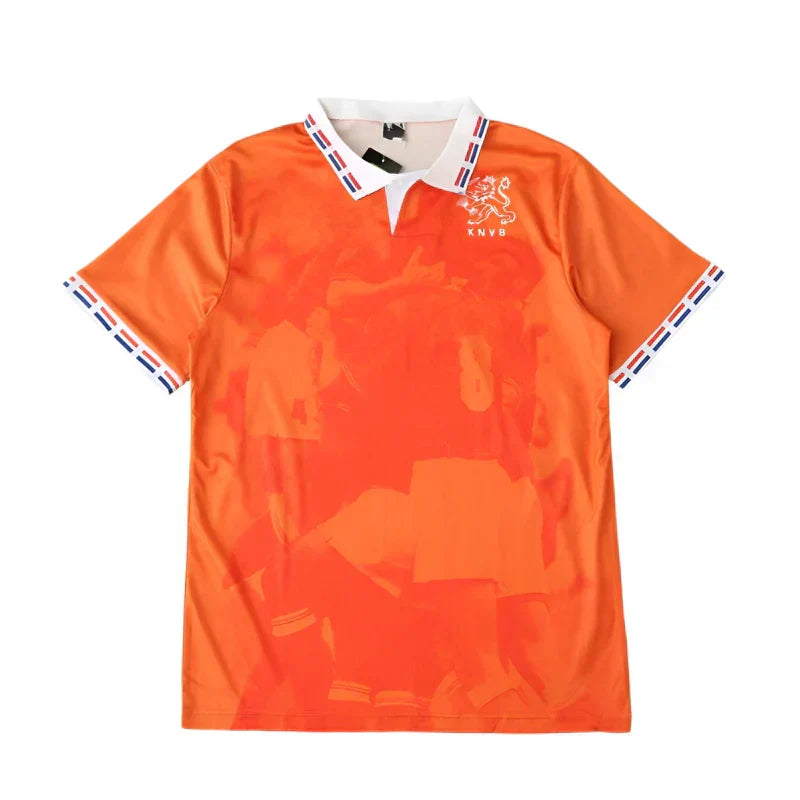 Netherlands National Team 1996 Home Retro Jersey – Orange Euro 96 Fan Version