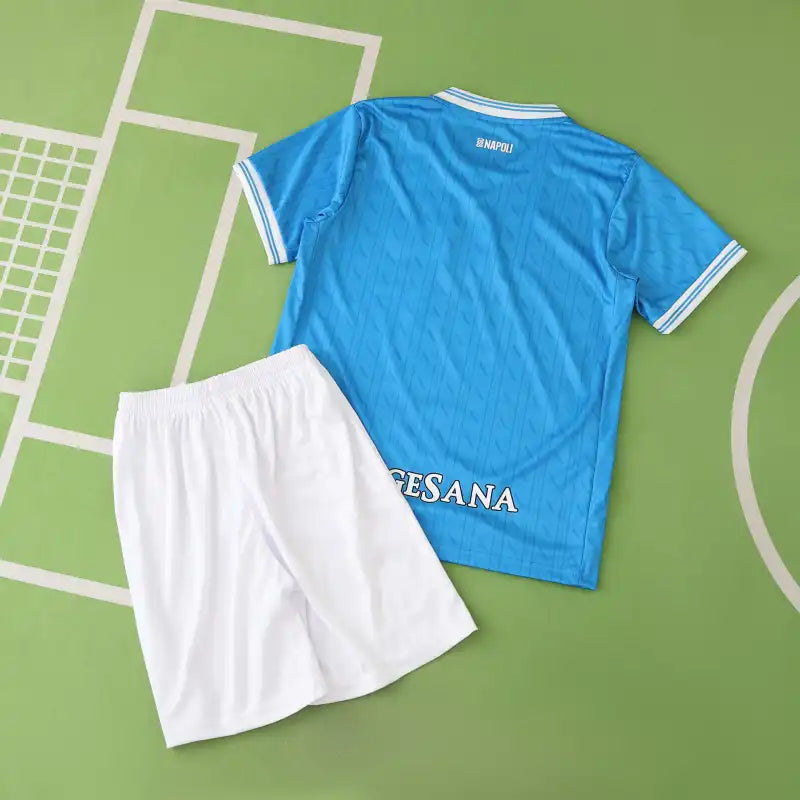 S.S.C. Napoli Home Kids Kit 2025/26 – Sky Blue Children's Football Jersey & Shorts Set