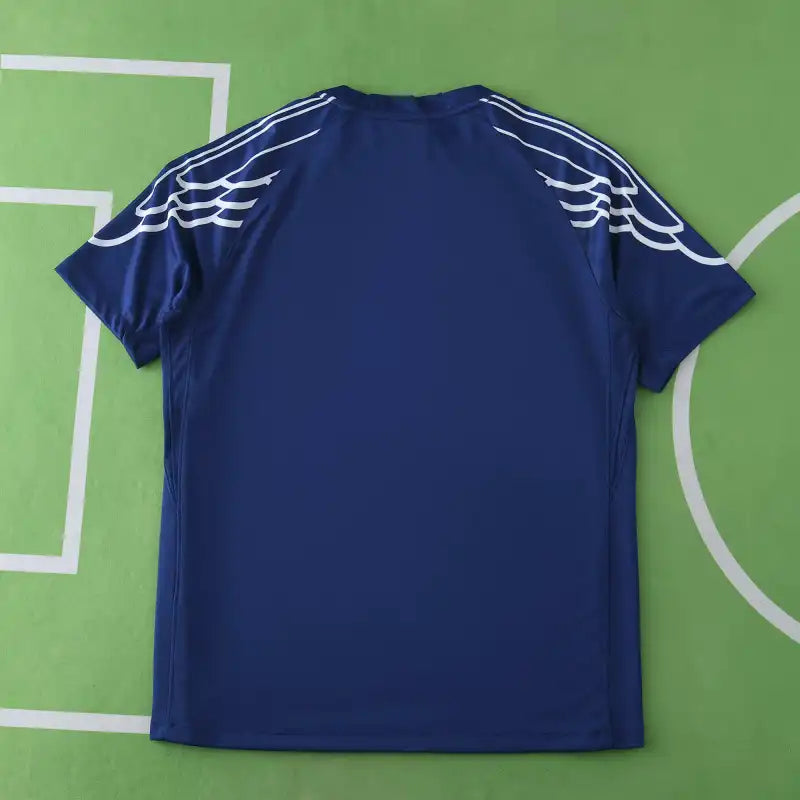 PSG 2024/25 Third Jersey – Navy Blue Wing Outline Kvaratskhelia Dembélé Fan Version
