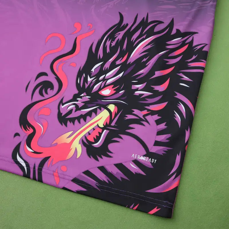 Real Madrid 2024/25 Black Purple Fire Dragon Concept Jersey – Dark Fantasy Adidas Fan Version