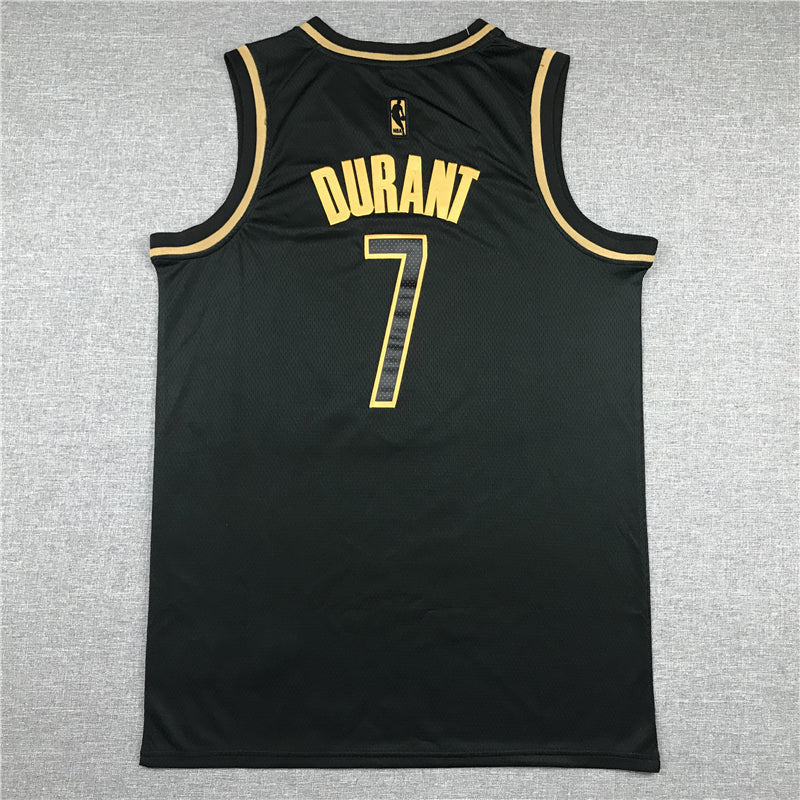 Men's Brooklyn Nets Kevin Durant #7 NBA Black Swingman Player Jerseys