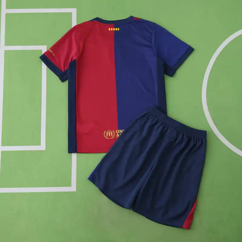 FC Barcelona Home Kids Kit 2024/25 – Travis Scott Limited Edition | Custom Name