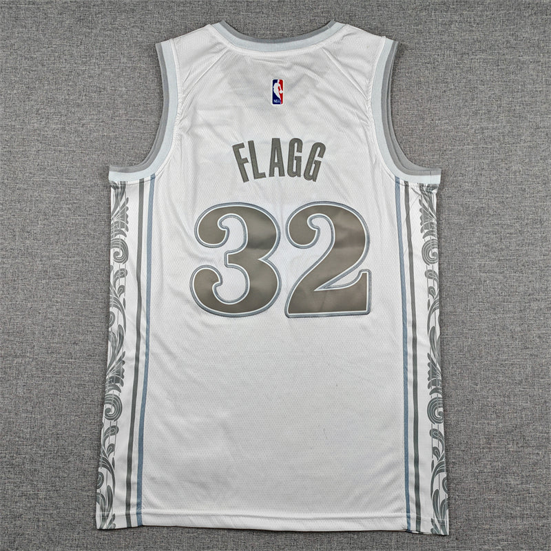 Cooper Flagg #32 Dallas Mavericks City Edition Swingman Jersey 2024/25 – White