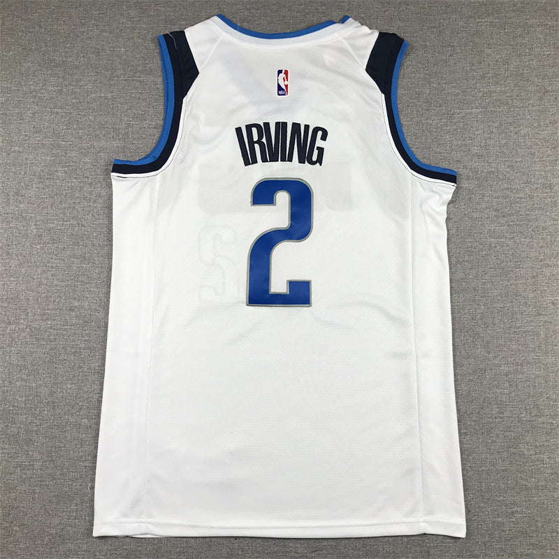 Kyrie Irving #2 Dallas Mavericks Association Edition Swingman Jersey – White NBA Fan Gear